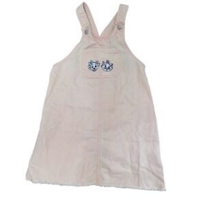 Disney Aristocats 101 Dalmatians Pink‎ Dress Overalls Kids Girls Size 5T